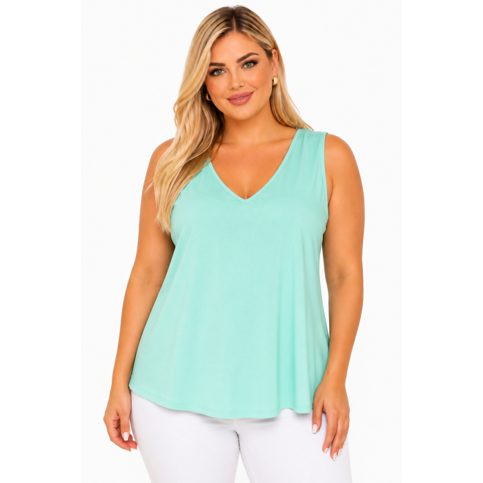 PLUS SIZE ΜΠΛΟΥΖΑ ΑΜΑΝΙΚΗ