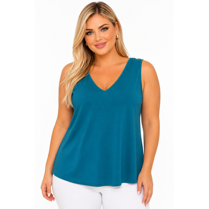PLUS SIZE ΜΠΛΟΥΖΑ ΑΜΑΝΙΚΗ