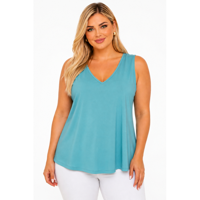 PLUS SIZE ΜΠΛΟΥΖΑ ΑΜΑΝΙΚΗ