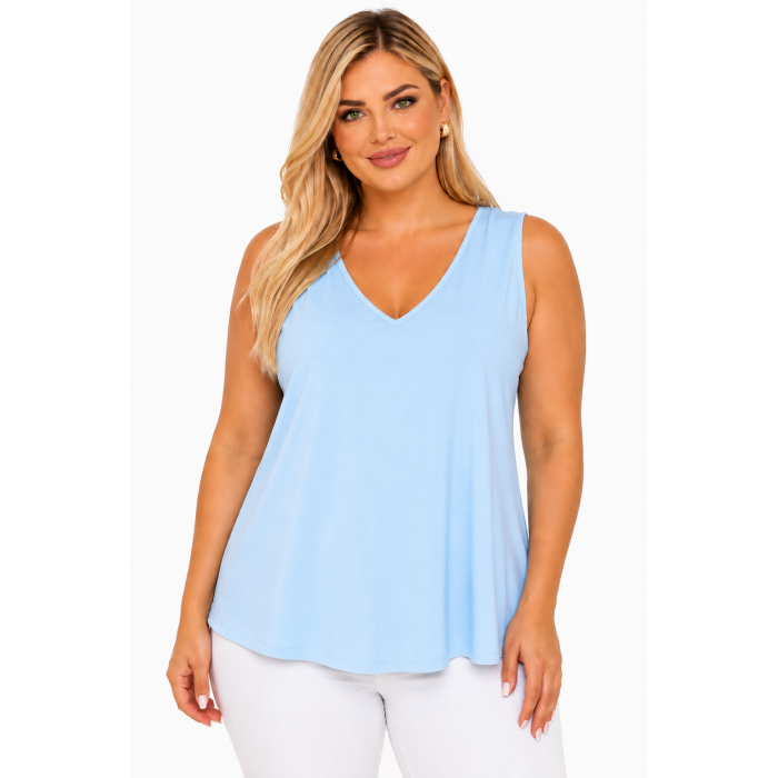 PLUS SIZE ΜΠΛΟΥΖΑ ΑΜΑΝΙΚΗ