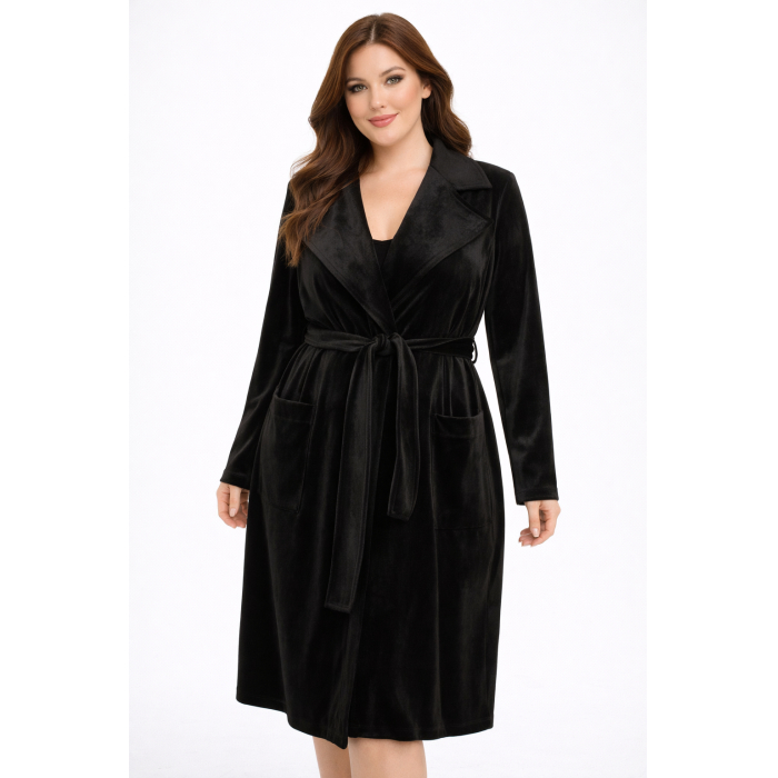 PLUS SIZE ΖΑΚΕΤΑ ΜΑΚΡΥΜΑΝΙΚΗ