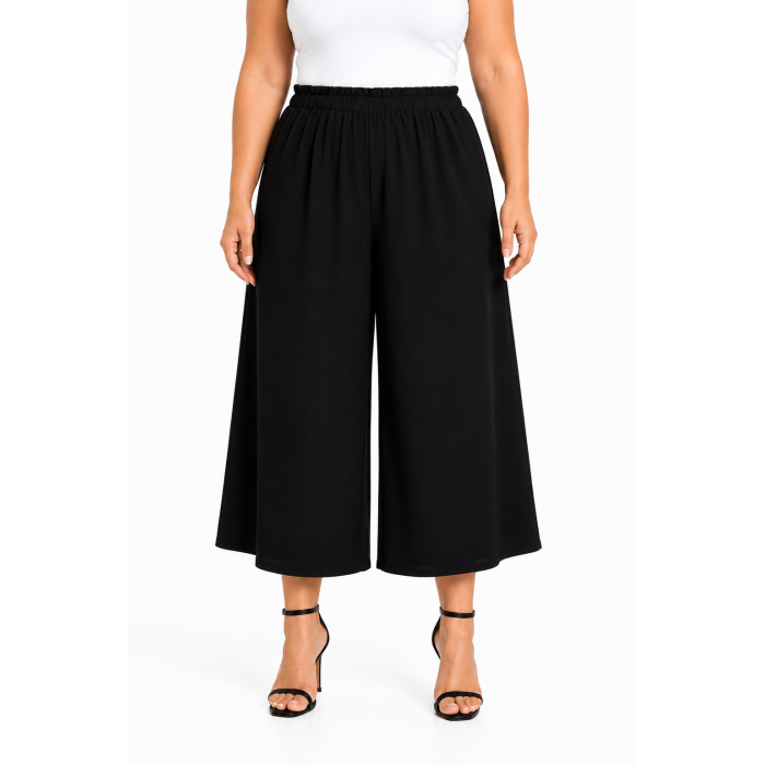 PLUS SIZE ΖΙΠ ΚΙΛΟΤ ΥΦΑΣΜΑΤΙΝΗ