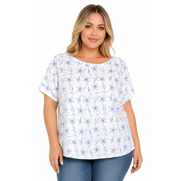 PLUS SIZE ΜΠΛΟΥΖΑ ΚΟΝΤΟΜΑΝΙΚΗ
