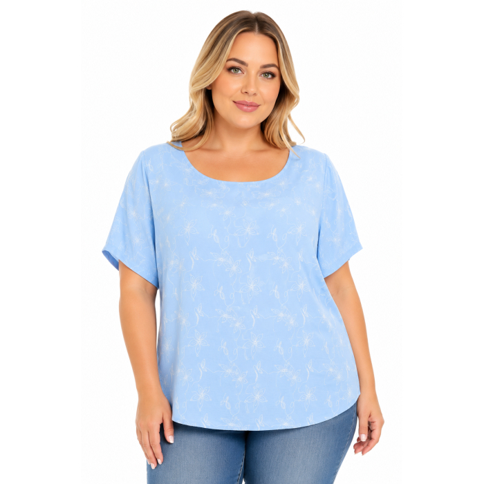 PLUS SIZE ΜΠΛΟΥΖΑ ΚΟΝΤΟΜΑΝΙΚΗ