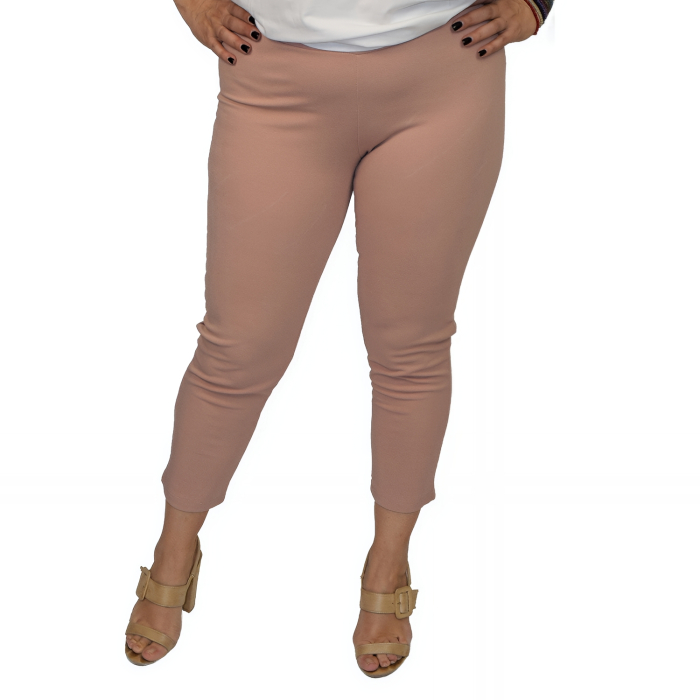 PLUS SIZE ΠΑΝΤΕΛΟΝΙ ΥΦΑΣΜΑΤΙΝΟ
