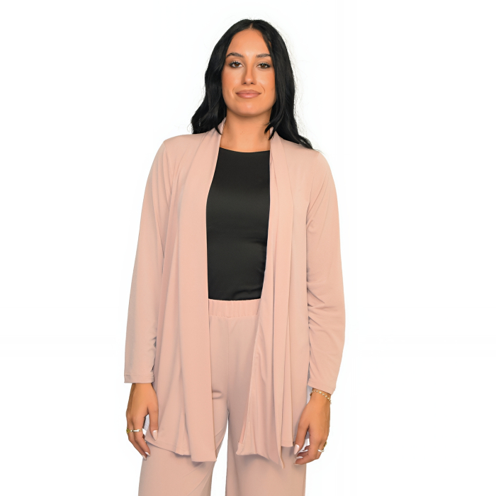 PLUS SIZE ΖΑΚΕΤΑ ΜΑΚΡΥΜΑΝΙΚΗ