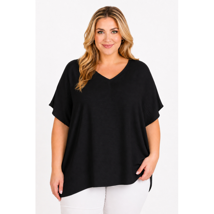 PLUS SIZE ΜΠΛΟΥΖΑ ΚΟΝΤΟΜΑΝΙΚΗ