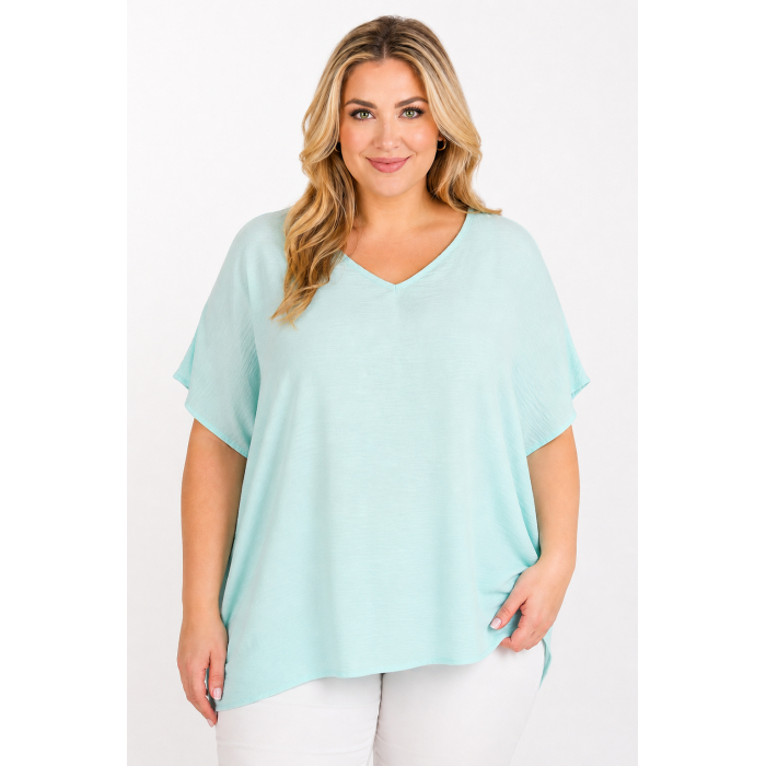 PLUS SIZE ΜΠΛΟΥΖΑ ΚΟΝΤΟΜΑΝΙΚΗ