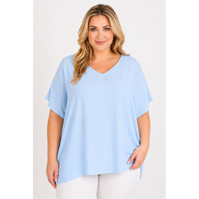 PLUS SIZE ΜΠΛΟΥΖΑ ΚΟΝΤΟΜΑΝΙΚΗ