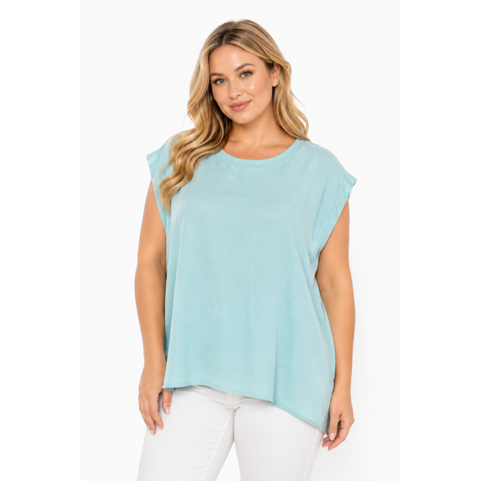 PLUS SIZE ΜΠΛΟΥΖΑ ΑΜΑΝΙΚΗ