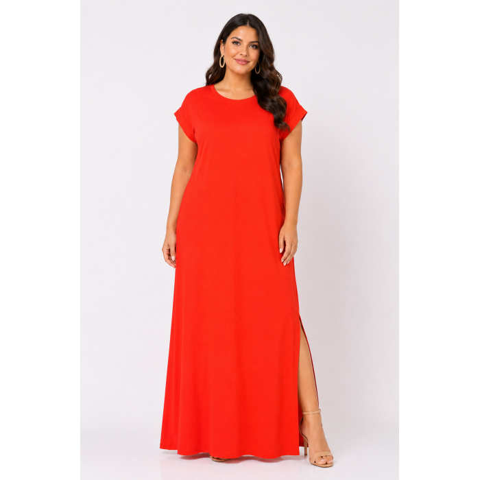 PLUS SIZE ΦΟΡΕΜΑ MAXI ΚΟΝΤΟΜΑΝΙΚΟ