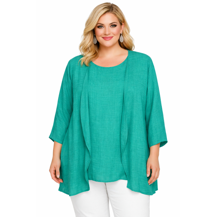 PLUS SIZE ΖΑΚΕΤΑ ΚΟΝΤΟΜΑΝΙΚΗ