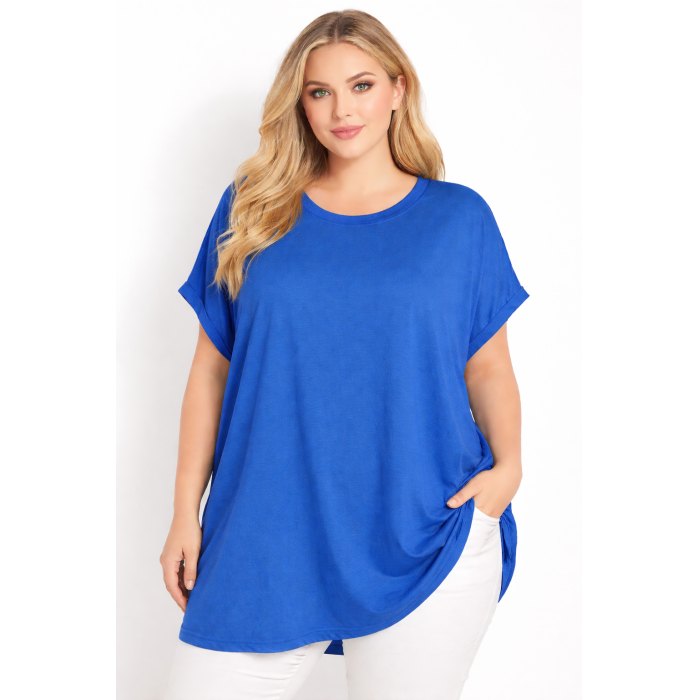 PLUS SIZE ΜΠΛΟΥΖΑ ΚΟΝΤΟΜΑΝΙΚΗ