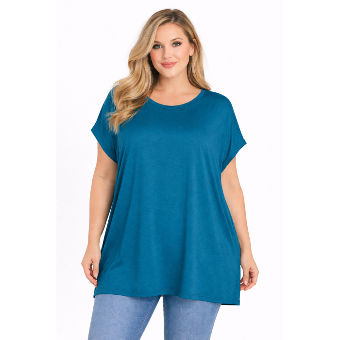 PLUS SIZE ΜΠΛΟΥΖΑ ΚΟΝΤΟΜΑΝΙΚΗ