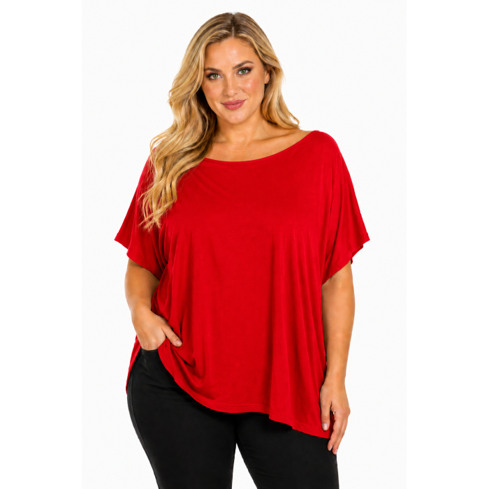 PLUS SIZE ΜΠΛΟΥΖΑ ΚΟΝΤΟΜΑΝΙΚΗ