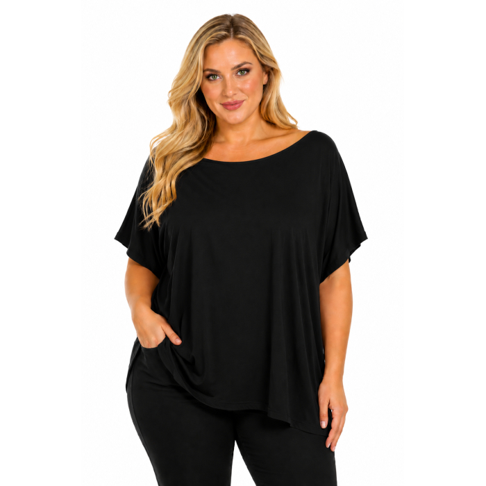 PLUS SIZE ΜΠΛΟΥΖΑ ΚΟΝΤΟΜΑΝΙΚΗ