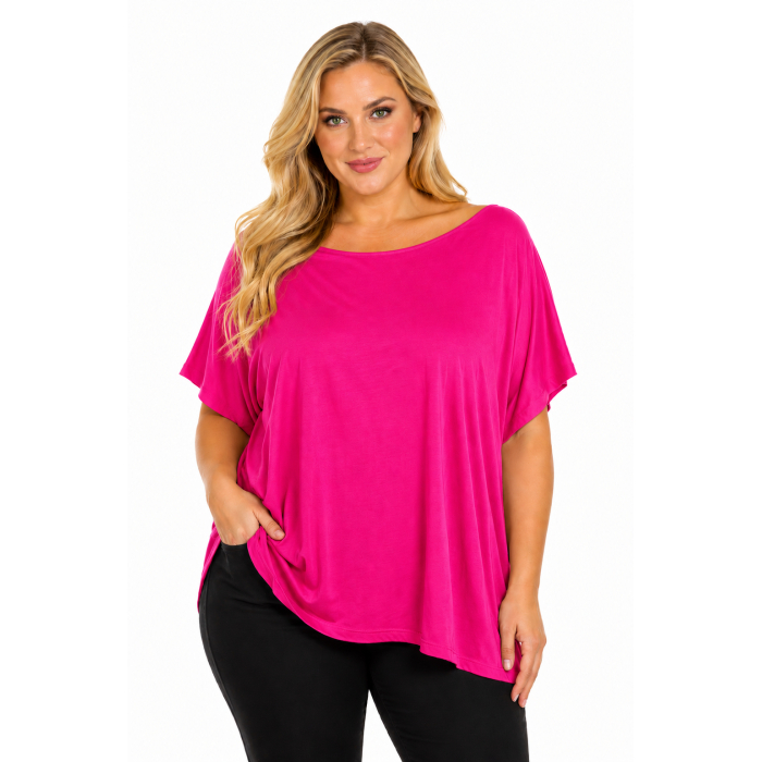 PLUS SIZE ΜΠΛΟΥΖΑ ΚΟΝΤΟΜΑΝΙΚΗ