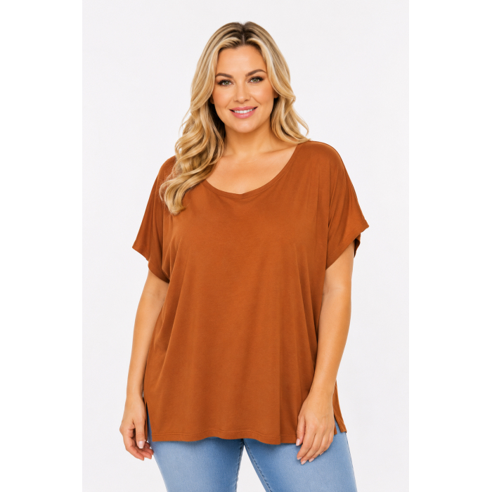PLUS SIZE ΜΠΛΟΥΖΑ ΚΟΝΤΟΜΑΝΙΚΗ