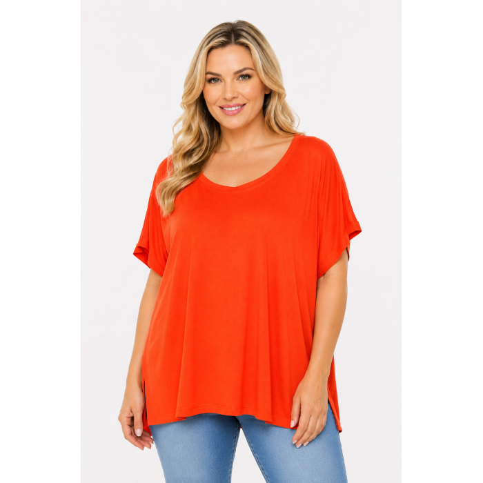 PLUS SIZE ΜΠΛΟΥΖΑ ΚΟΝΤΟΜΑΝΙΚΗ
