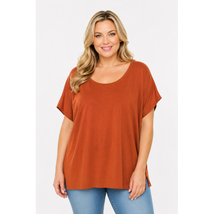 PLUS SIZE ΜΠΛΟΥΖΑ ΚΟΝΤΟΜΑΝΙΚΗ