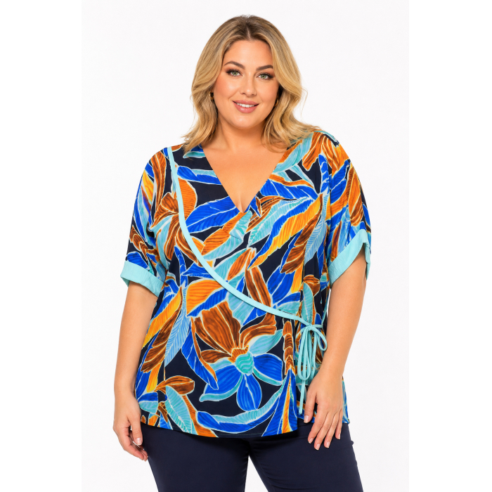 PLUS SIZE ΜΠΛΟΥΖΑ ΚΟΝΤΟΜΑΝΙΚΗ