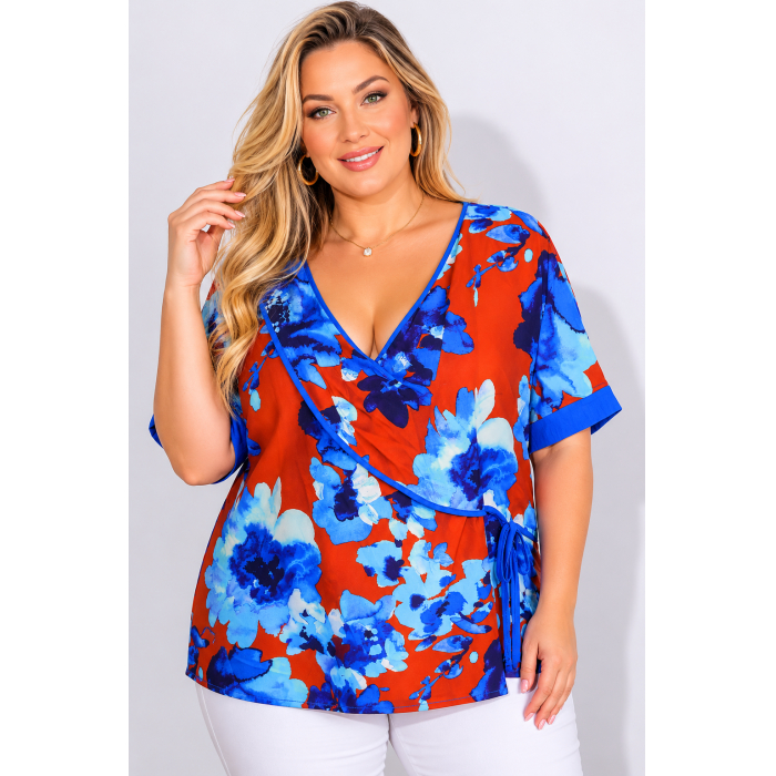 PLUS SIZE ΜΠΛΟΥΖΑ ΚΟΝΤΟΜΑΝΙΚΗ