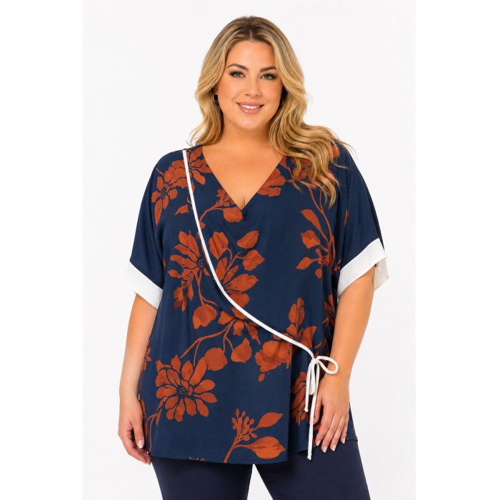 PLUS SIZE ΜΠΛΟΥΖΑ ΚΟΝΤΟΜΑΝΙΚΗ