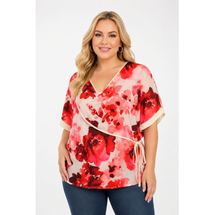 PLUS SIZE ΜΠΛΟΥΖΑ ΚΟΝΤΟΜΑΝΙΚΗ