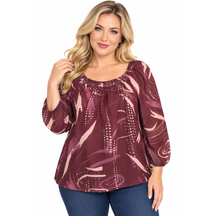 PLUS SIZE ΜΠΛΟΥΖΑ ΤΡΟΥΑΚΑΡ