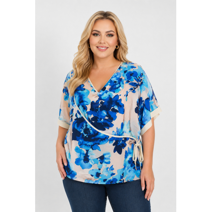 PLUS SIZE ΜΠΛΟΥΖΑ ΚΟΝΤΟΜΑΝΙΚΗ