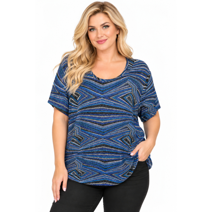 PLUS SIZE ΜΠΛΟΥΖΑ ΚΟΝΤΟΜΑΝΙΚΗ