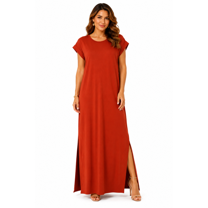PLUS SIZE ΦΟΡΕΜΑ MAXI ΚΟΝΤΟΜΑΝΙΚΟ