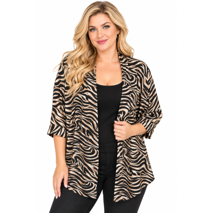 PLUS SIZE ΖΑΚΕΤΑ ΚΟΝΤΟΜΑΝΙΚΗ