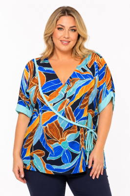 PLUS SIZE ΜΠΛΟΥΖΑ ΚΟΝΤΟΜΑΝΙΚΗ
