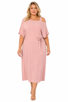 PLUS SIZE ΦΟΡΕΜΑ MAXI ΚΟΝΤΟΜΑΝΙΚΟ
