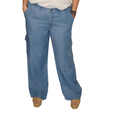PLUS SIZE ΠΑΝΤΕΛΟΝΙ DENIM