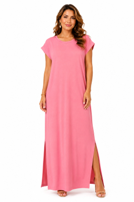 PLUS SIZE ΦΟΡΕΜΑ MAXI ΚΟΝΤΟΜΑΝΙΚΟ