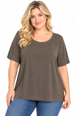 PLUS SIZE ΜΠΛΟΥΖΑ ΚΟΝΤΟΜΑΝΙΚΗ