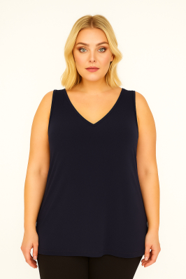 PLUS SIZE ΜΠΛΟΥΖΑ ΑΜΑΝΙΚΗ