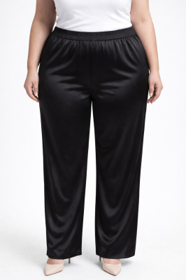 PLUS SIZE ΠΑΝΤΕΛΟΝΙ ΥΦΑΣΜΑΤΙΝΟ