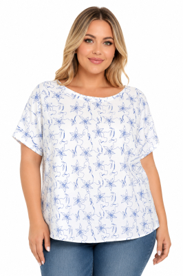 PLUS SIZE ΜΠΛΟΥΖΑ ΚΟΝΤΟΜΑΝΙΚΗ