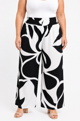 PLUS SIZE ΠΑΝΤΕΛΟΝΑ ΥΦΑΣΜΑΤΙΝΗ