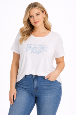 PLUS SIZE ΜΠΛΟΥΖΑ ΚΟΝΤΟΜΑΝΙΚΗ