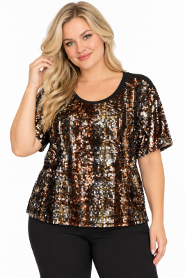 PLUS SIZE ΜΠΛΟΥΖΑ ΚΟΝΤΟΜΑΝΙΚΗ