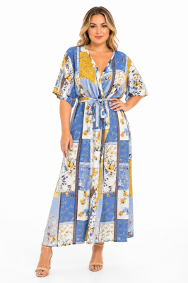 PLUS SIZE ΦΟΡΕΜΑ MAXI ΚΟΝΤΟΜΑΝΙΚΟ
