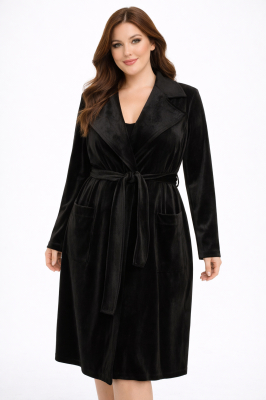 PLUS SIZE ΖΑΚΕΤΑ ΜΑΚΡΥΜΑΝΙΚΗ