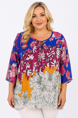 PLUS SIZE ΜΠΛΟΥΖΑ ΚΟΝΤΟΜΑΝΙΚΗ