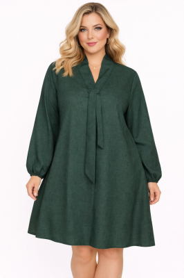 PLUS SIZE ΦΟΡΕΜΑ MINI ΜΑΚΡΥΜΑΝΙΚΟ